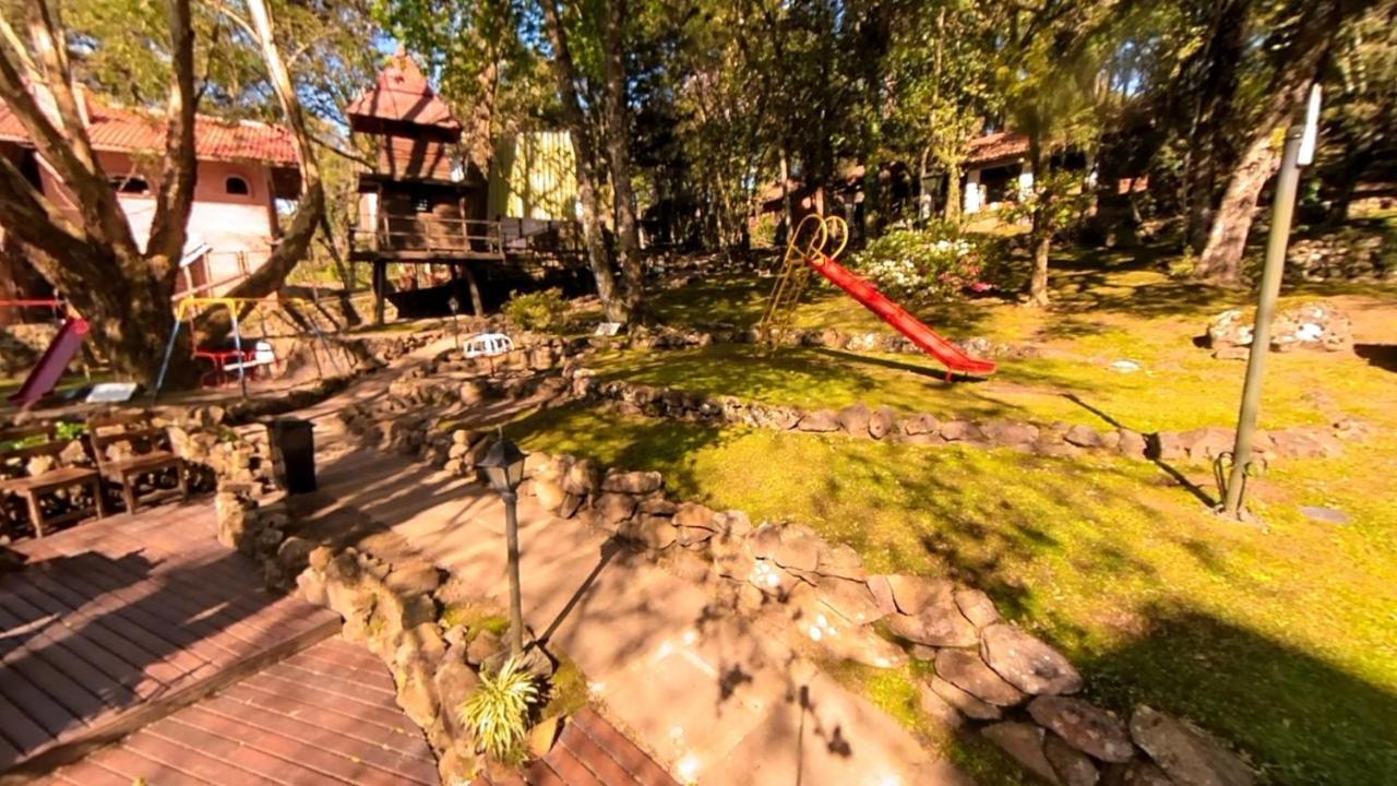 Apto No Centro De Gramado Com Piscina Termica Екстер'єр фото