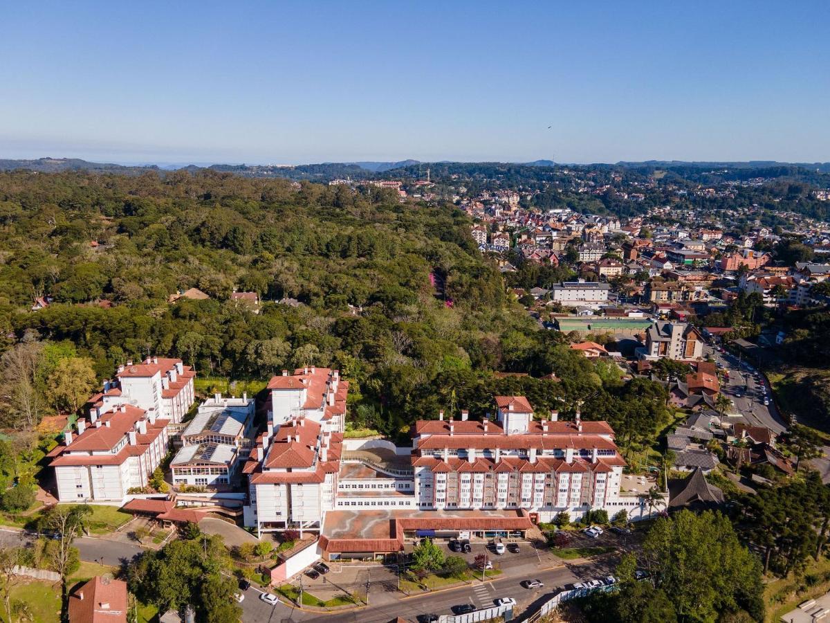 Apto No Centro De Gramado Com Piscina Termica Екстер'єр фото