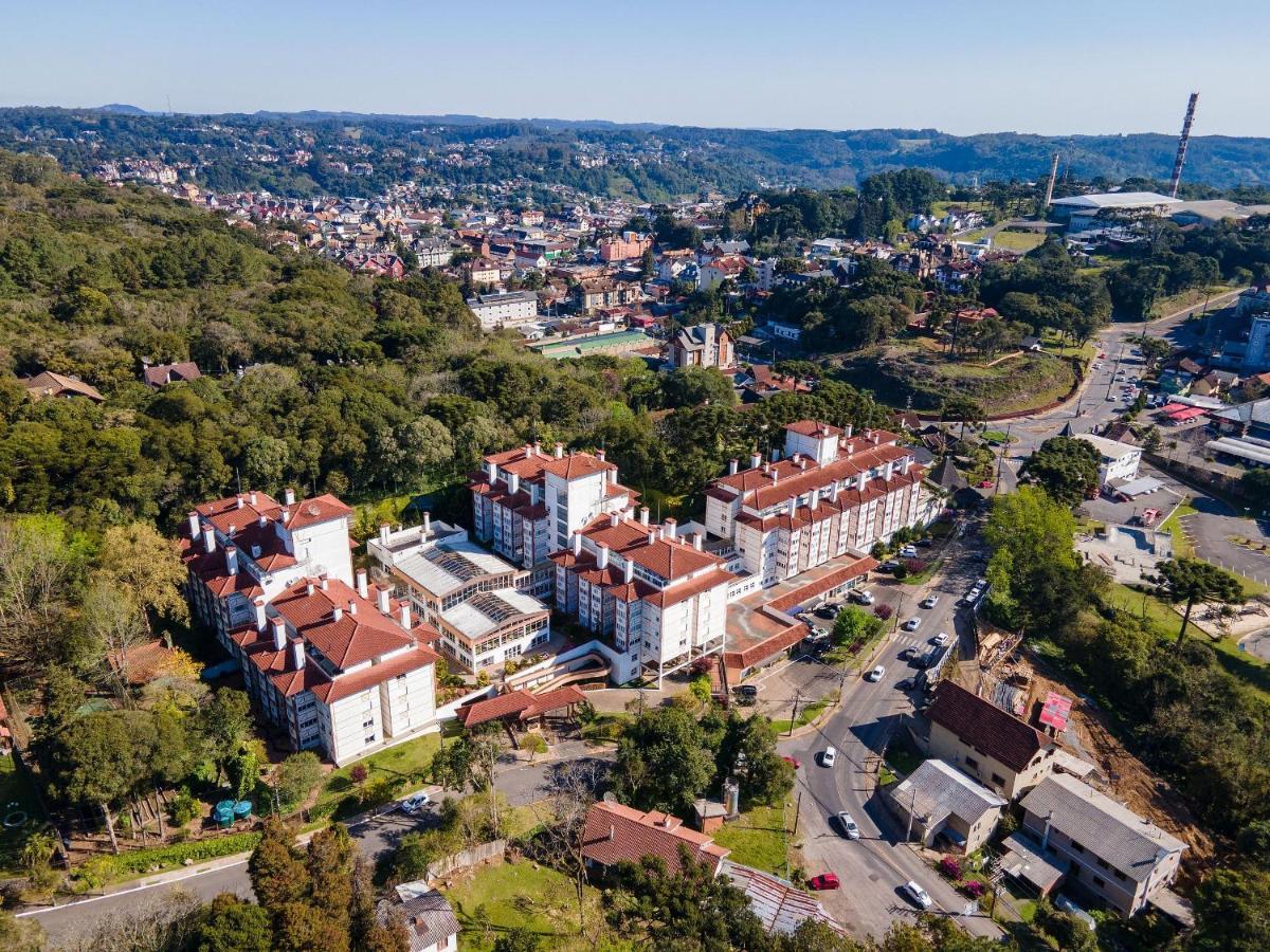 Apto No Centro De Gramado Com Piscina Termica Екстер'єр фото