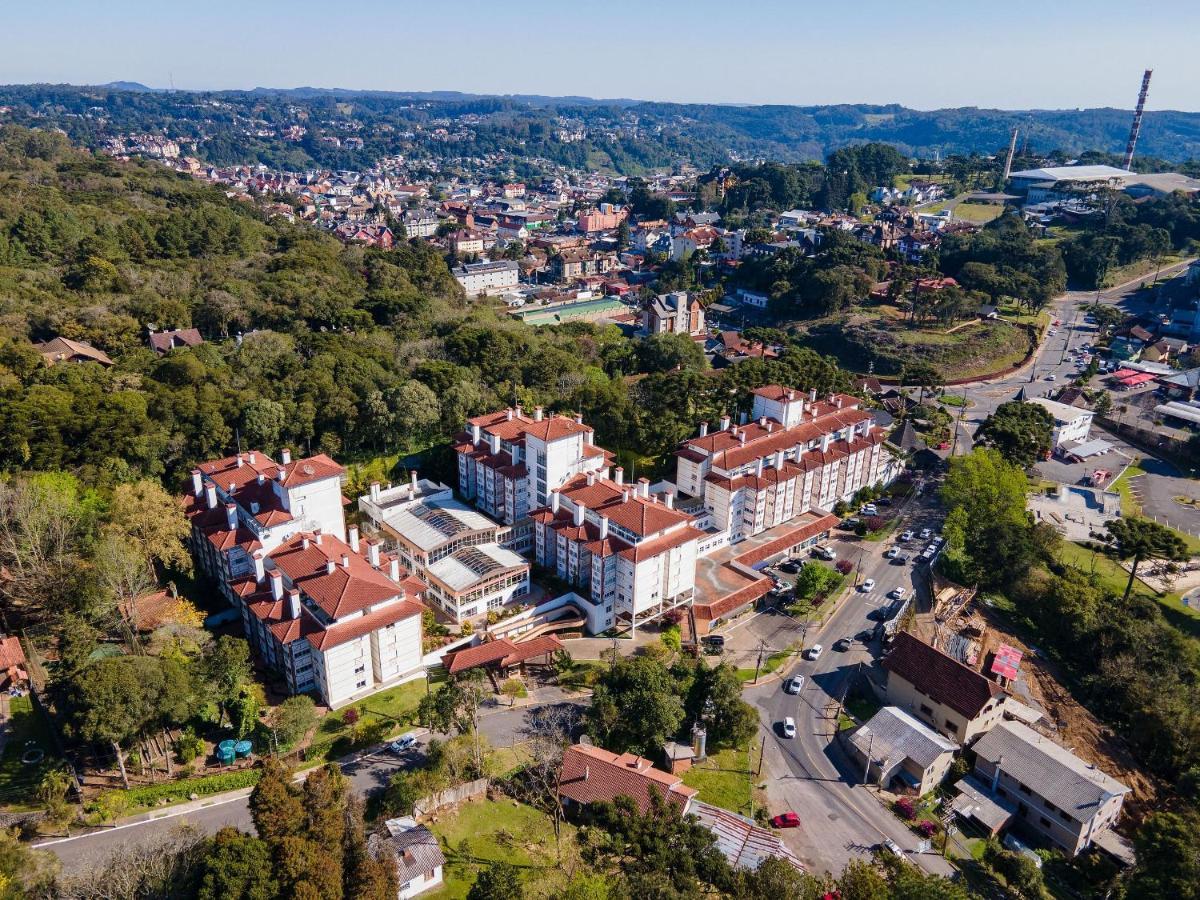 Apto No Centro De Gramado Com Piscina Termica Екстер'єр фото